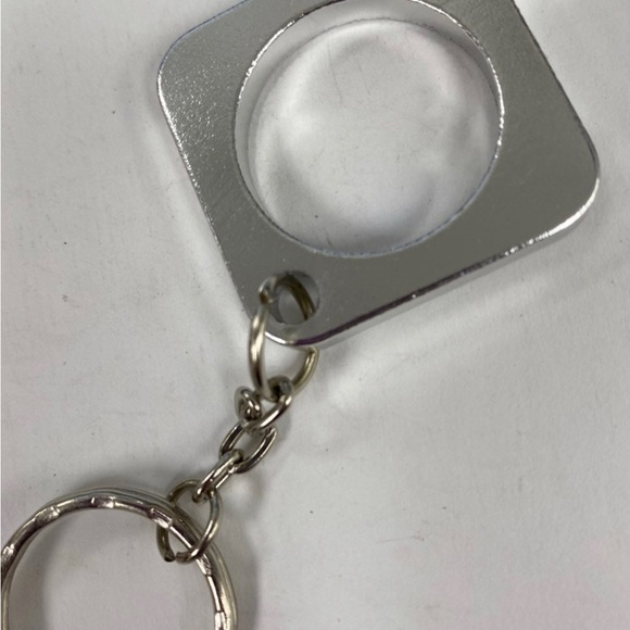 Stainless Steel Door Opener Keychain - Picture 2 of 8